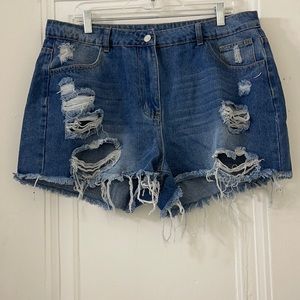 NWOT Shein High Waisted Shorts